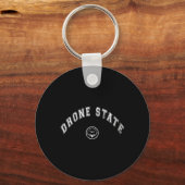 Funny Drone State Flying Secret Drone New Jersey W Sleutelhanger (Voorkant)