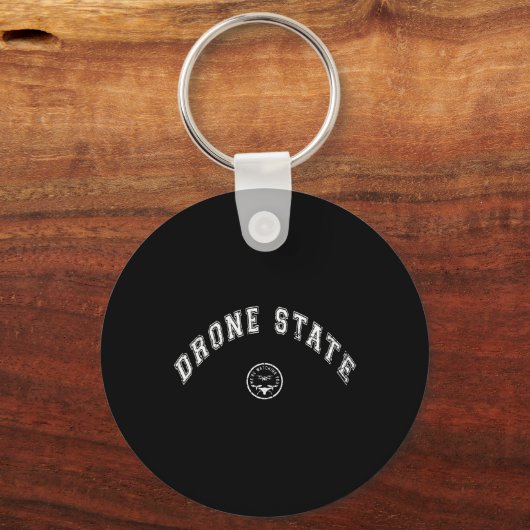 Funny Drone State Flying Secret Drone New Jersey W Sleutelhanger (Voorkant)