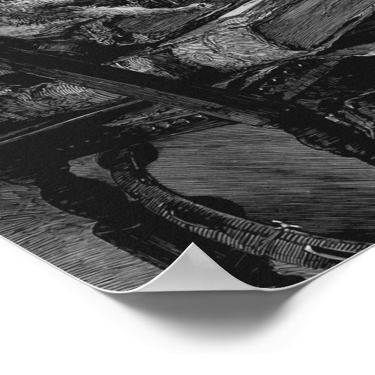 Funny Drum Music Art Print Monkey Drummer (Hoek)