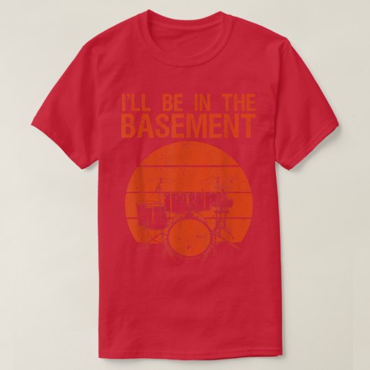 Funny Drummer Art Mannen Drumming drumming drum se T-shirt (Design voorkant)