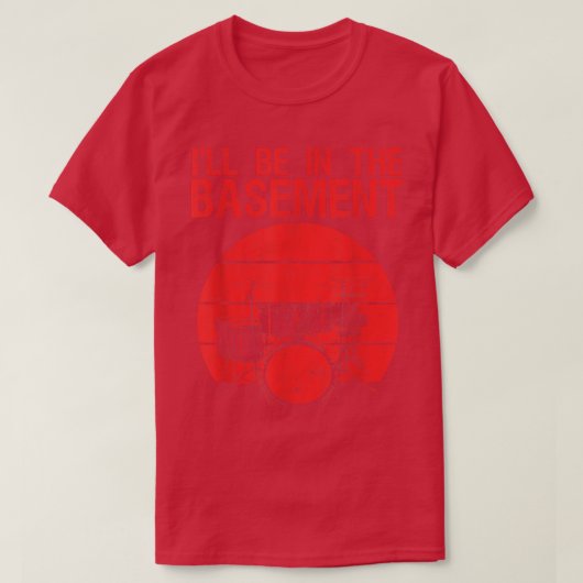 Funny Drummer Art Mannen Drumming drumming drum se T-shirt (Design voorkant)