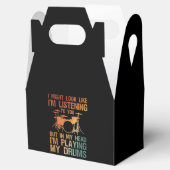 Funny Drummer Art voor mannen Drum Player Percus Bedankdoosjes (Geopend)