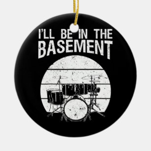 Funny Drummer Art voor mannen drumming drumming Keramisch Ornament