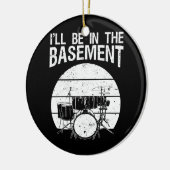 Funny Drummer Art voor mannen drumming drumming Keramisch Ornament (Links)