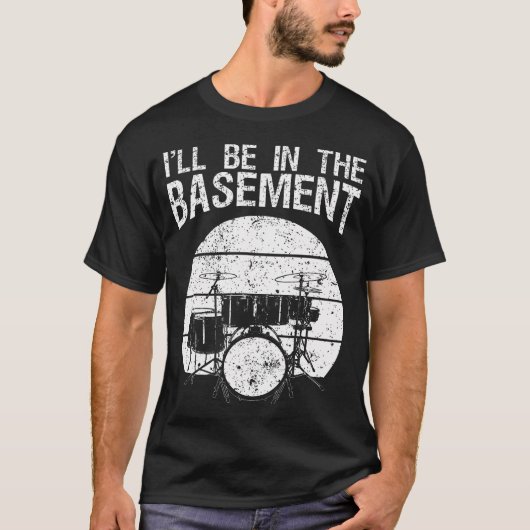 Funny Drummer Art voor mannen drumming drumming T-shirt (Voorkant)