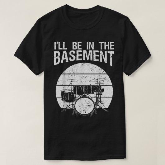 Funny Drummer Art voor mannen drumming drumming T-shirt (Design voorkant)