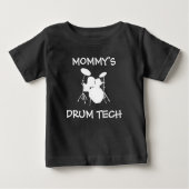 Funny Drummer Baby Dad's Drum Tech Rock & Roll B (Voorkant)