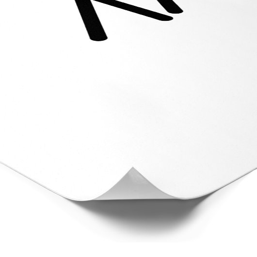 Funny Drummer Cat Pun, Gesponnen Poster (Hoek)