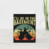 Funny Drummer Drumming Art Lovers For Men Boys  Kaart (Voorkant)