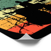 Funny Drummer Drumming Art Lovers For Men Boys  Poster (Hoek)