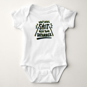 Funny Drummer Drums Gift Romper