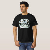 Funny Drummer Drums Gift T-shirt (Voorkant volledig)