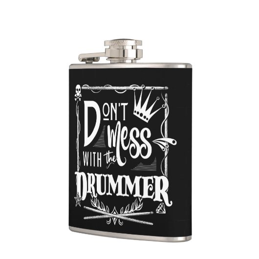 Funny Drummer Percussion Drum Drumsticks Drumming Heupfles (Links)