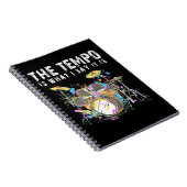 Funny Drummer Quote Drumset Rock Band Musician Notitieboek (Rechterzijde)