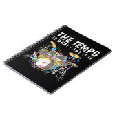 Funny Drummer Quote Drumset Rock Band Musician Notitieboek (Linkerzijde)