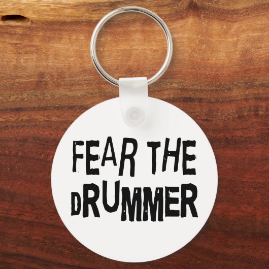 Funny Drummer Sleutelhanger (Voorkant)