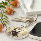 Funny Drummer Therapy Drum Kit Percussion Drumming Sleutelhanger (Voorkant Rechts)