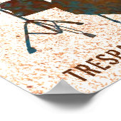 Funny Drummer Zone Drum Kit Music Drumming Poster (Hoek)