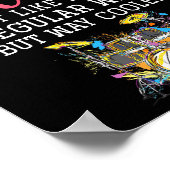 Funny Drummers Wife Valentines Day Gift Drums  Poster (Hoek)