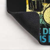 Funny Drumming Art For Men Women Drumline Drum Set Muismat (Hoek)