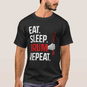 Funny Drumming Design for Men Drummer Drummer Drum T-shirt