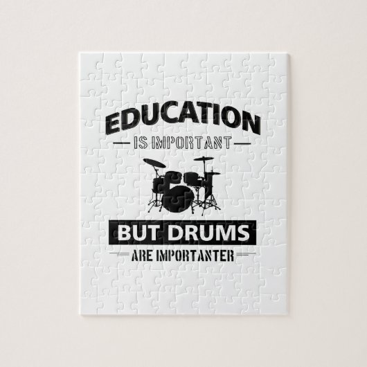 Funny Drumming Legpuzzel (Verticaal)