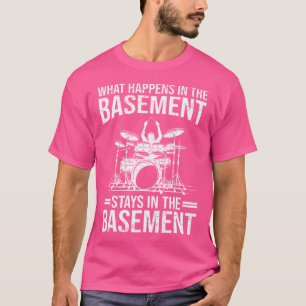 Funny Drumming T-shirt voor Mannen Vrouwen Drumlin