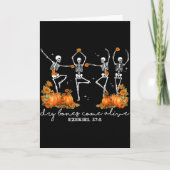 Funny Dry Bones Come Alive Ezekiel 37_5 Ballet Ske Kaart (Voorkant)