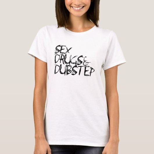 Funny dubstep humor t-shirt (Voorkant)
