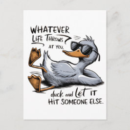 Funny Duck Briefkaart