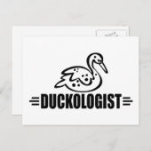 Funny Duck Briefkaart (Voorkant / Achterkant)