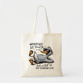 Funny Duck Canvas tas