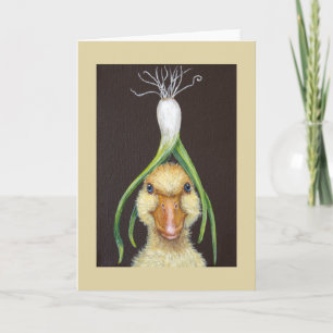 Funny duck card met Julia de ducking Kaart