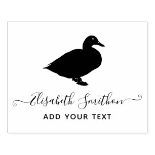 Funny Duck Cute Bird Personal Stationery Rubberstempel