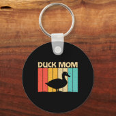 Funny Duck Design voor mama Moeder Duck Farmer Hun Sleutelhanger (Voorkant)