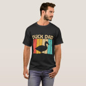 Funny Duck Design voor vader Duck Farmer Hunti T-shirt (Voorkant volledig)