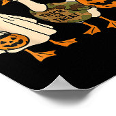Funny Duck Duck Boo Halloween Costume Duck  Poster (Hoek)