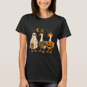Funny Duck Duck Boo Halloween Costume Duck  T-shirt (Voorkant)
