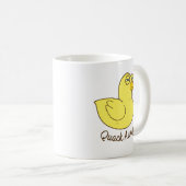 Funny duck, duck lover gift, relatable sarcastic koffiemok (Voorkant rechts)