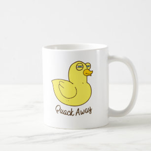 Funny duck, duck lover gift, relatable sarcastic koffiemok