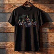 Funny Duck Gang Cartoon Ontwerp