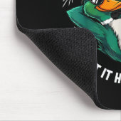 Funny Duck Graphic Life Quote Men Women Gift  Muismat (Hoek)