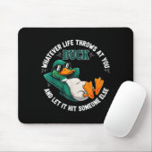 Funny Duck Graphic Life Quote Men Women Gift  Muismat (Met muis)