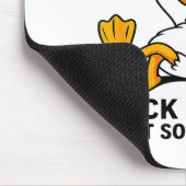 Funny Duck Graphic Men Women Funny Quote  Muismat (Hoek)