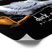 Funny Duck Graphic Tee Men Women Funny Quote Poster (Hoek)