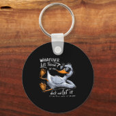 Funny Duck Graphic Tee Men Women Funny Quote  Sleutelhanger (Voorkant)
