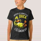 Funny Duck Graphic Tees Men Women Funny Quote  (Voorkant)