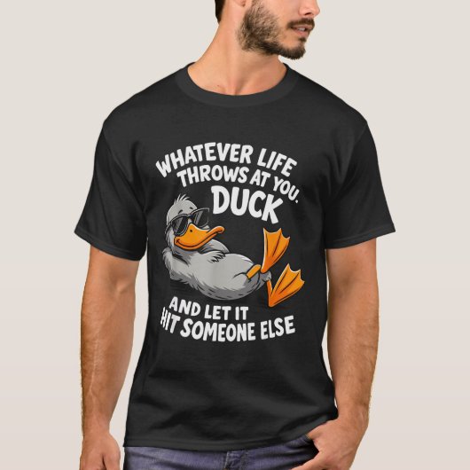 Funny Duck Graphic Tees Men Women Teens Funny Quot (Voorkant)