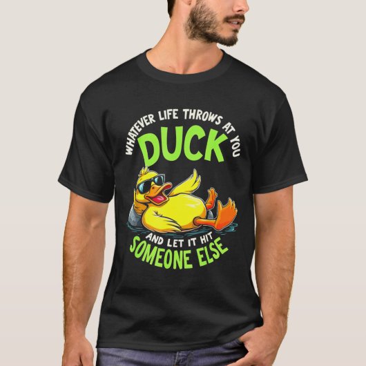 Funny Duck Graphic Tees Men Women Teens Funny Quot (Voorkant)