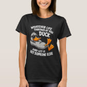 Funny Duck Graphic Tees Men Women Teens Funny Quot (Voorkant)